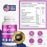 BIO VITALICA (3 Pack) Quercetin Gummies by BioVitalica - Quercetin with Bromelain Vitamin C and Zinc & Elderberry + Vitamin D3-5 in 1 Immune Support - Zinc Quercetin 750 mg for Kids and Adults