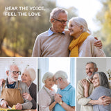 Hearing Aids for Seniors, Hearing Amplifiers Rechargeable with Charging Case Digital Display, Small In Ear OTC Hearing Aids for Adults No Squealing, 4-Level Volume Control