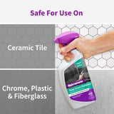 Rejuvenate Scrub Free Soap Scum Remover Shower Glass Door Cleaner Works on Ceramic Tile, Chrome, Plastic and More 24oz