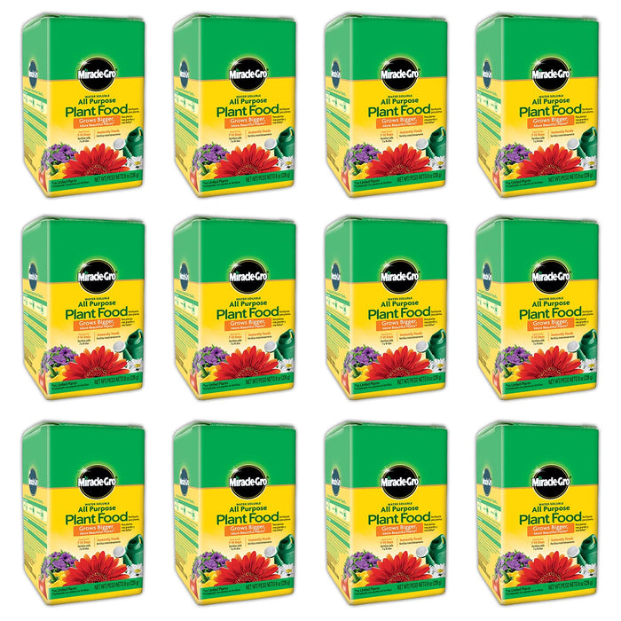 Miracle-Gro Water Soluble All Purpose Plant Food, Plant Fertilizer, 8 oz. (12-Pack)