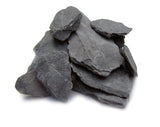 Natural Slate - 1 to 3 Inches Stones. USA sourced. Quality Decor for Aquarium Aquascaping, Terrariums, Paludariums, Reptile Enclosures, Wargaming, Model Railroads, Miniature or Fairy Gardens (2)