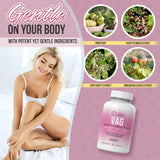 Pretty Privates Vagina Tightening Pills for Women - Tighten and Cleanse While Increasing Lubrication with No Weight Gain - 60 Capsules