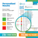5Strands Pet Food Intolerance Test, at Home Sensitivity Test for Dogs & Cats, 272 Items, Hair Analysis, Accurate for All Ages and Breed, Results in 5 Days - Protein, Grain, Preservatives