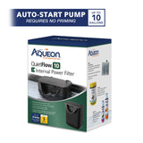 Aqueon QuietFlow 10 E Internal Aquarium Fish Tank Power Filter, Small, For Up To 10 Gallon Fish Tanks