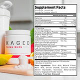 Kaged Thermogenic Powder | Clean Burn | Orange Mango | Men & Women | Weight Management Supplement | Organic Caffeine | Apple Cider Vinegar | 30 Servings