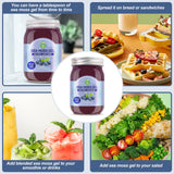 Sea Moss Gel, Organic Raw Flavored Irish Seamoss Gel Immune and Digestive Support Vitamin Mineral Antioxidant Supplements, Blueberry 12oz