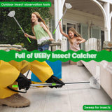 Saillong Large Spider Insect Catcher with Long 31'' Handle, Contactless Spider Grabber Removes Release Spiders and Insects, Spider Catchers for Home Kid Nature Explore (2)