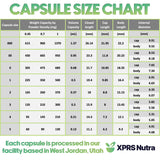 XPRS Nutra Size 00 Empty Capsules - 5000 Count Empty Gelatin Capsules - Empty Pill Capsules - DIY Capsule Filling - Fillable Pill Capsules Empty Gel Caps (Clear)