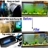 Mini 3W Timer Aquarium &UV-C Water Clean Light Algae Clear Green Bloom Clean Fish Tank Water Clean Lamp for Sump Pond Filter Tank