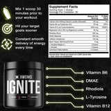 Xwerks Ignite Orange Pre Workout Powder - Best Natural Keto Pre-Workout for Women and Men with Explosive Energy - Gluten Free Preworkout Blend for Endurance and Stamina - 150 mg Caffeine 30 Servings