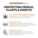 Grower's Ally Fungicide for Plants | Plant Fungicide Treatment Control for Powdery Mildew, Fungus and More - Trusted by Cultivators for Indoor & Outdoor Use, 128 oz Concentrate