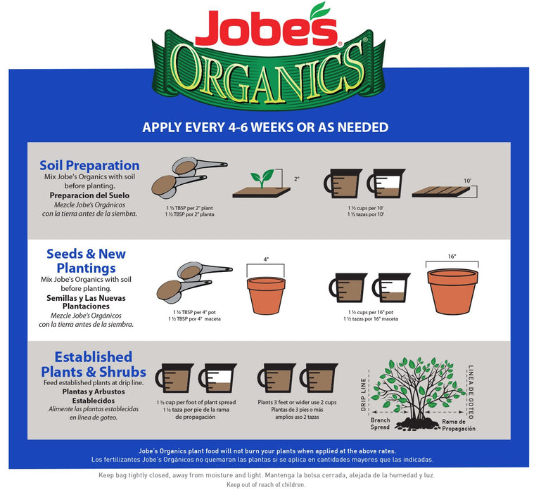 Jobe's Organics, 09364, Soil Additive, Soil Acidifier, 6lbs, Brown