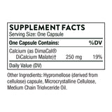 Thorne Calcium - (Formerly DiCalcium Malate) - Chelated Calcium for Enhanced Absorption with DimaCal for Bone Density Support - 120 Capsules