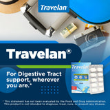 Travelan Anti Diarrhea Travel Medicine for Gas Relief, Bloating, Cramping and Digestive Support, Natural Colostrum Dietary and Immune Support Supplement, Blister Pack for Travel, 60 Pills