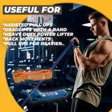 Draper's Strength Heavy Duty Pull Up Assist and Powerlifting Stretch Bands (Single Band or Set) 41-inch 6 Band Set (2-150 lbs)