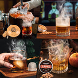 Cocktail Smoker Kit – 6 Flavors Wood Chips – Old Fashioned Kit, Bourbon, Whiskey Smoker Infuser Kit for Old Fashioned Cocktails, Drinks – Bourbon Whiskey Gifts Gifts for Men, Dad