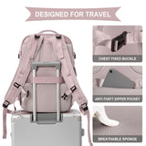 coowoz Large Travel Backpack For Women Men,Carry On Backpack,Hiking Backpack Waterproof Outdoor Sports Rucksack Casual Daypack travel essentials（Pink Purple）