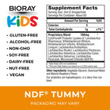 BIORAY Kids NDF Tummy, Raspberry - 4 fl oz (120 mL) - 11-Strain Probiotic Blend - Supports The Immune Response in The GI Tract - Non-GMO, Vegan, Gluten Free - Approx. 120 Servings