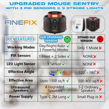 FINEFIX Mice Repellent Indoor 2024 UPGRADED Rodent Repellent Ultrasonic plug in Ultrasonic Mouse Repellent Ultrasonic plug in Bat Repellent Rat Repellent Ultrasonic Squirrel Repellent indoor Attic etc