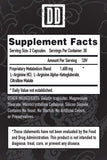 Double Dragon Organics Nitric Oxide Booster Supplement, 1600mg Extra Strength L-Arginine, Citrulline Malate, and Alpha-Ketoglutarate (60 Count, 1 Bottle)