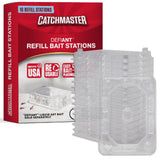 Catchmaster Defiant 16 Reusable Bait Stations (Liquid Ant Bait - NOT Included), Multi-Surface Ant Killer for Home, Discrete Ant Traps Indoor, Pest Control Traps, Reduce Ant Infestation