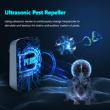 Lickoon 6 Packs Ultrasonic Pest Repeller, Indoor Ultrasonic Repellent for Roach, Rodent, Mouse, Bugs, Mosquito, Mice, Spider, Electronic Plug in Pest Control for Home Kitchen Office Warehouse Hotel