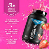 EFX Sports Karbolyn Fuel | Fast-Absorbing Carbohydrate Powder | Carb Load, Sustained Energy, Quick Recovery | Stimulant Free | 37 Servings (Strawberry)