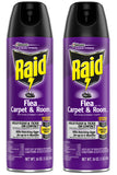 Raid Flea Carpet & Room Spray 16 Ounce (Pack of 2)