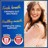 Oral Probiotics for Teeth and Gums - 3BN CFU Lactobacillus Salivarius, Paracasei, K12 Pro B, Inulin Dental Probiotics for Bad Breath Treatment, Gum Health - 90 Best Breath Oral Probiotic Mint Tablets
