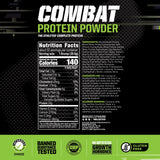 MusclePharm Combat Protein Powder, Cookies ‘N’ Cream - 4 lb - Gluten Free - 52 Servings