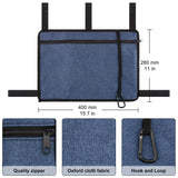 supregear Accessories Bag for Walker, Wheelchair, Rollator for Seniors, w/Cup Holder-Folding Walker Basket Large Capacity Waterproof Walker Caddy Pouch (Black)