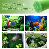 AQUANEAT Aquarium Filter Media Pad Dual Density Bonded Filter Floss Roll Cut to Fit for Fish Tank Canister Filter 72"