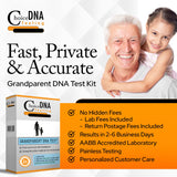 Grandparent DNA Home Test Kit - Includes one Grandparent & one Child. (at Home - for Personal Purposes Only) – Free Return Shipping to Lab, All Lab Fees Included - Results in 6 Business Days