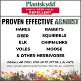 Plantskydd Animal Repellent - Repels Deer, Rabbits, Elk, Moose, Hares, Voles, Squirrels, Chipmunks and Other Herbivores; 8 LB Granular Shaker Jug (PS-VRD-8)