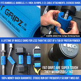 Fat Gripz Pro - The Simple Proven Way to Get Big Biceps & Forearms Fast - At Home Or In The Gym (Winner of 3 Men’s Health Magazine Awards) (2.25” Outer Diameter)