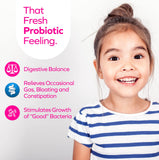 Florajen Kids Probiotic, 6 Billion CFUs, Refrigerated Probiotics for Kids, Multi Culture Probiotic Supplement, Relieves Occasional Gas, Bloating & Constipation, Supports Gut Health, 30 Ct (3 Pack)