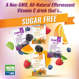 Ener-C Sugar Free Mixed Berry Multivitamin Drink Mix, 1000mg Vitamin C, Non-GMO, Vegan, Real Fruit Juice Powders, Natural Immunity Support, Electrolytes, Gluten Free, 1-Pack of 30