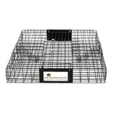 Rugged Ranch Squirrelinator Live Chipmunk, Squirrel, Rat, Mouse, Rodent, Small Animal, Metal Wire 2 Door Trap, Cage Trap Only, Black (4 Pack)