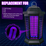 Zapper Light Bug Zapper Replacement Bulbs Insect Attracting Lamp FUL15W BL U Shaped Twin Tube Fluorescent UV Lamp 7.56 x 1.80 x 0.93 inch (Black,2 Pieces)