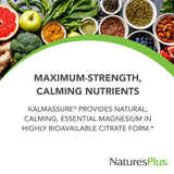 NaturesPlus KalmAssure Magnesium Powder - 0.8 lb - Unflavored - Supports Nerve and Muscle Relaxation - Non-GMO, Gluten Free, Vegan - 60 Servings