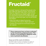 Fructaid Enzyme Supplement – 90 Capsules, so That You can Enjoy Fruits, Fruit Juices, Soft Drinks, and Sweets Again, Dietary Supplement, Gluten-Free, Lactose-Free