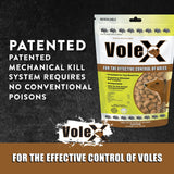 VoleX - Effective Against All Species of Voles. Safe for Use Around People, Pets, Livestock, and Wildlife