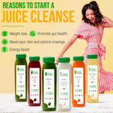 5 Day Juice Cleanse by Raw Fountain, All Natural Raw Detox Cleanse, Weight Management Program, Cold Pressed Fruit and Vegetable Juice, Tasty and Energizing, 30 Bottles 12oz, 5 Ginger Shots