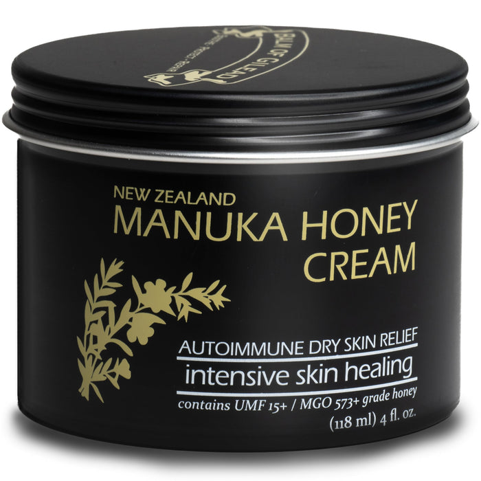 Manuka Eczema Honey Cream - Moisturizer for Sensitive Skin, Eczema, Psoriasis, Dermatitis - Manuka Honey Ointment, Grassfed Tallow by Balm of Gilead