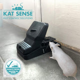 Kat Sense Rat Traps for House (12 Pack) Humane Rodent Trap for Instant Kill Results, Easy to Use Mouse Traps, Effective Anti-Rodent Solution, Reusable, Indoor ‘N Outdoor