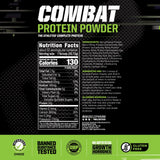 MusclePharm Combat Protein Powder, Banana Cream - 4 lb - Gluten Free - 52 Servings