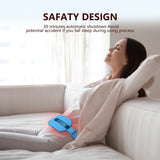 Portable Cordless Heating Pad,Heating Pad for Back Pain with 3 Modes,Portable Electric Fast Heating Belly Wrap Belt for Women and Girl(Blue)