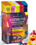 Electrolytes Powder Packets - 40 Pack Hydration Packets - 5 Delicious Flavors - Sugar Free Electrolyte Powder Packets, Keto Electrolytes Powder No Sugar, Electrolyte Packets - Made in USA