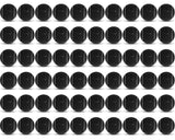 Macarrie 60 Pieces Precut Tennis Bulk Tennis Balls for Chairs Tennis Balls Heavy Duty Long Lasting Glide Coverings for Classroom Furniture Legs Protectors and Floor Protection (Black)