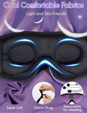 Sleep Mask with Bluetooth Headphones,LC-dolida 3D Music Bluetooth Sleeping Eye Mask Wireless Sleep Headphones for Side Sleepers,Nap,Air Travel,Meditation,Cool Tech Gadgets Unique Gift for Men Women